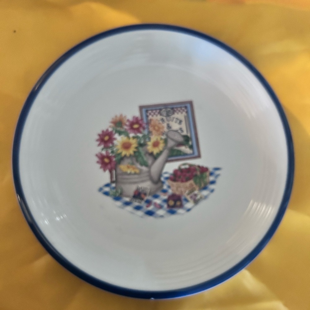CENTURY STONEWARE garden splendor Salad/Dessert Plate | 8" set